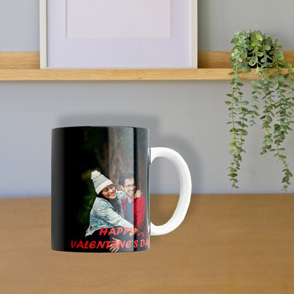 Personalized Mug & Hart shape Coaster Combo