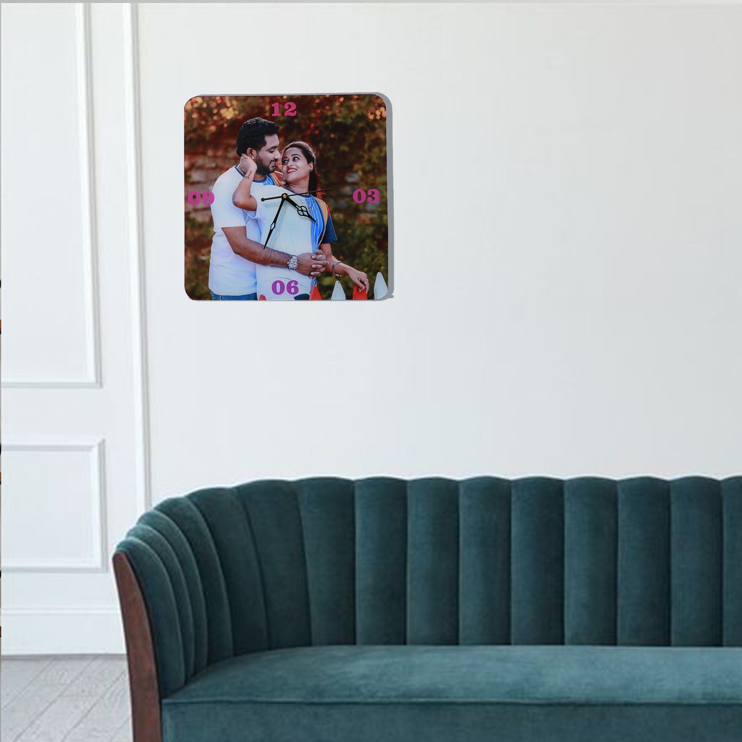 Lush Tick - Personalized Acrylic Photo Wall Clock