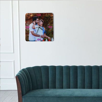 Lush Tick - Personalized Acrylic Photo Wall Clock