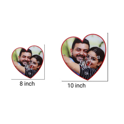 The Evermore - Personalized Acrylic Photo Wall Clock