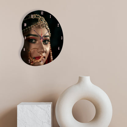 The Happy Hour - Personalized Acrylic Photo Wall Clock