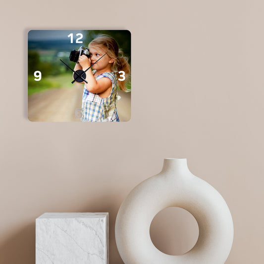Tickle Pop - Personalized Acrylic Photo Wall Clock