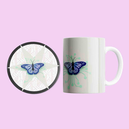 Personalized Mug & Round Coaster Combo