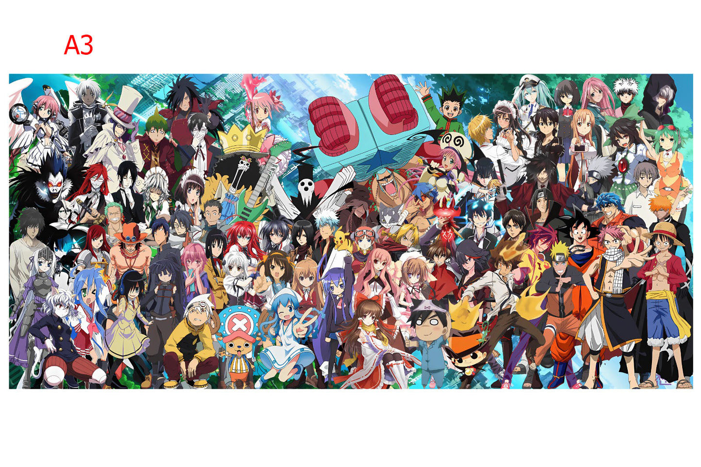 Mixed Anime Posters Ultimate Bundle (A3 | A4 | A5 | 6x4)