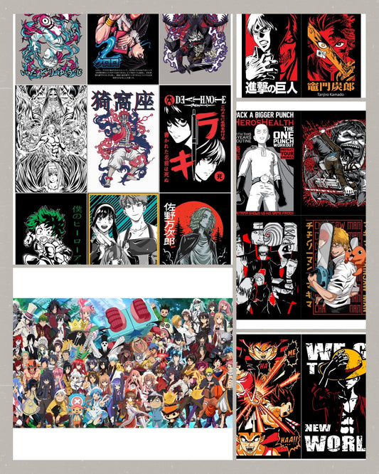 Mixed Anime Posters Ultimate Bundle (A3 | A4 | A5 | 6x4)