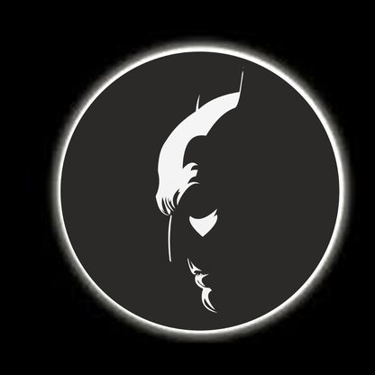 Batman Face LED Wall Light – Superhero Neon Wall Decor Lamp
