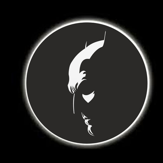 Batman Face LED Wall Light – Superhero Neon Wall Decor Lamp