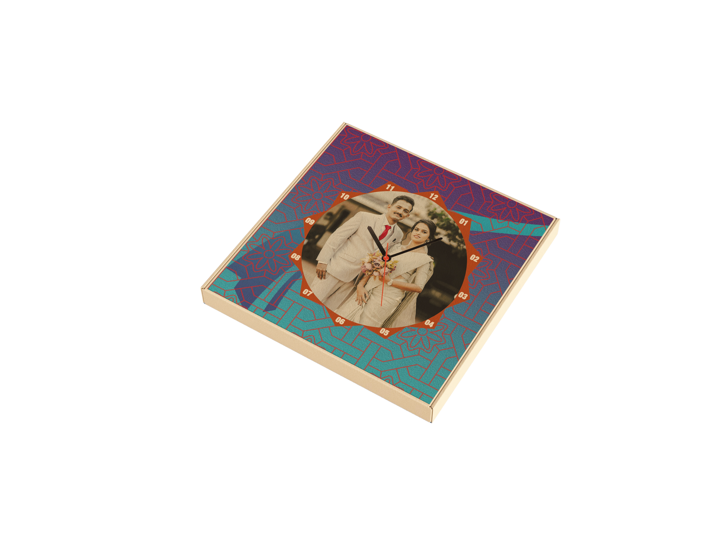 Prism Pop - Personalized Acrylic Photo Wall Clock