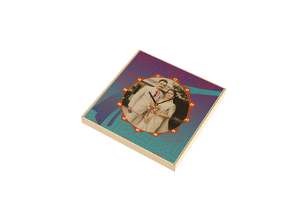 Prism Pop - Personalized Acrylic Photo Wall Clock