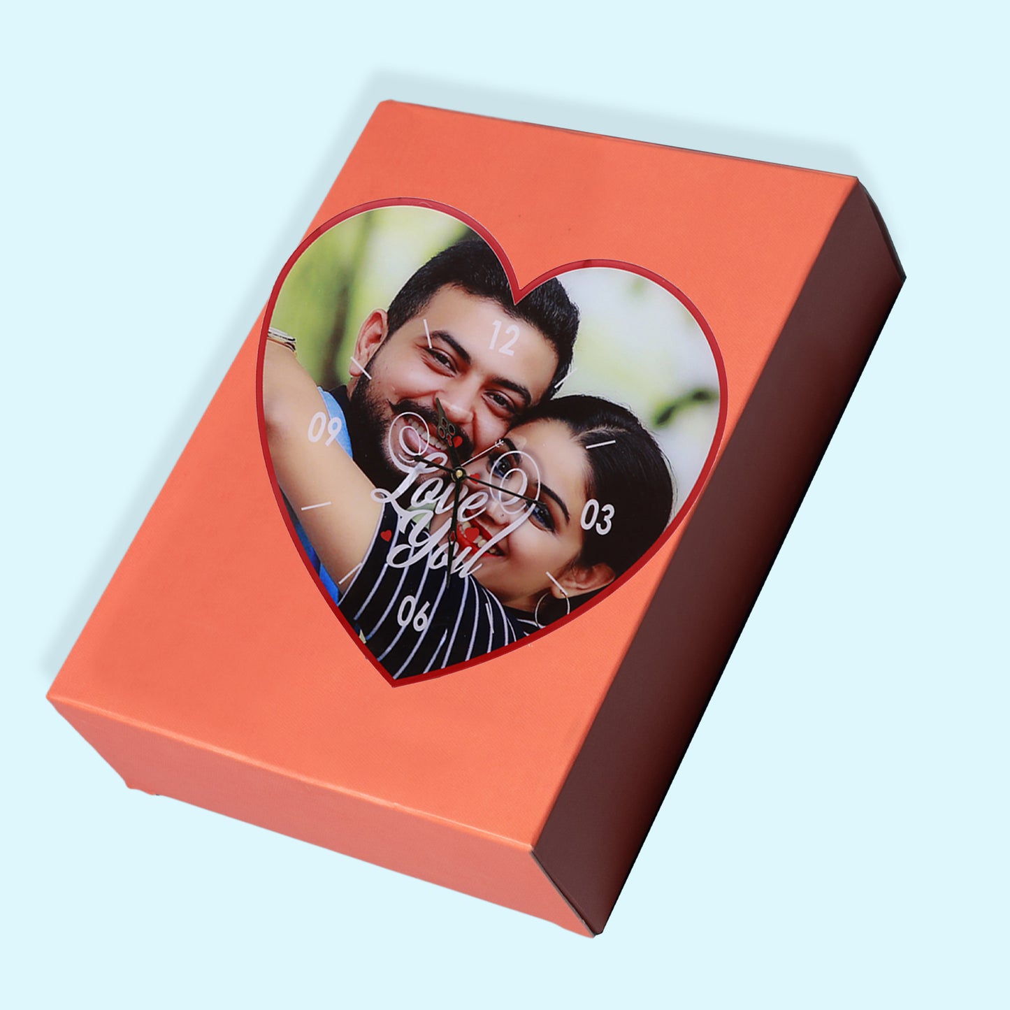 The Evermore - Personalized Acrylic Photo Wall Clock