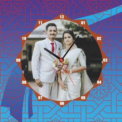 Prism Pop - Personalized Acrylic Photo Wall Clock