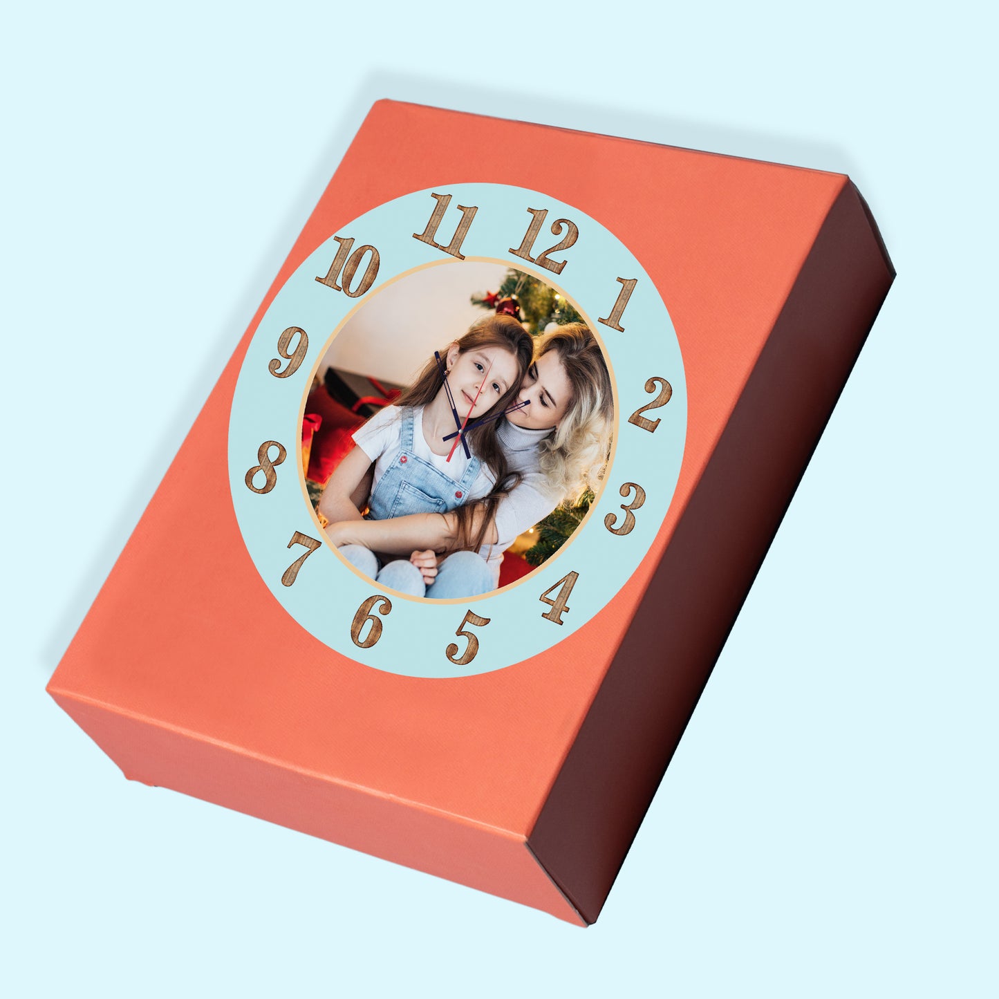 Mom and me - Personalized Acrylic Photo Wall Clock