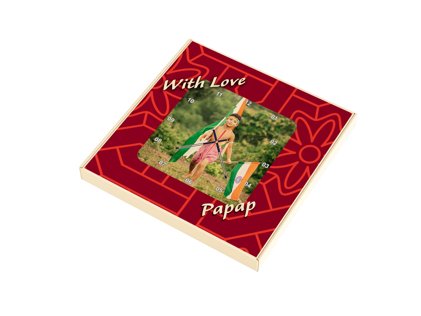 Tickle Joy - Personalized Acrylic Photo Wall Clock