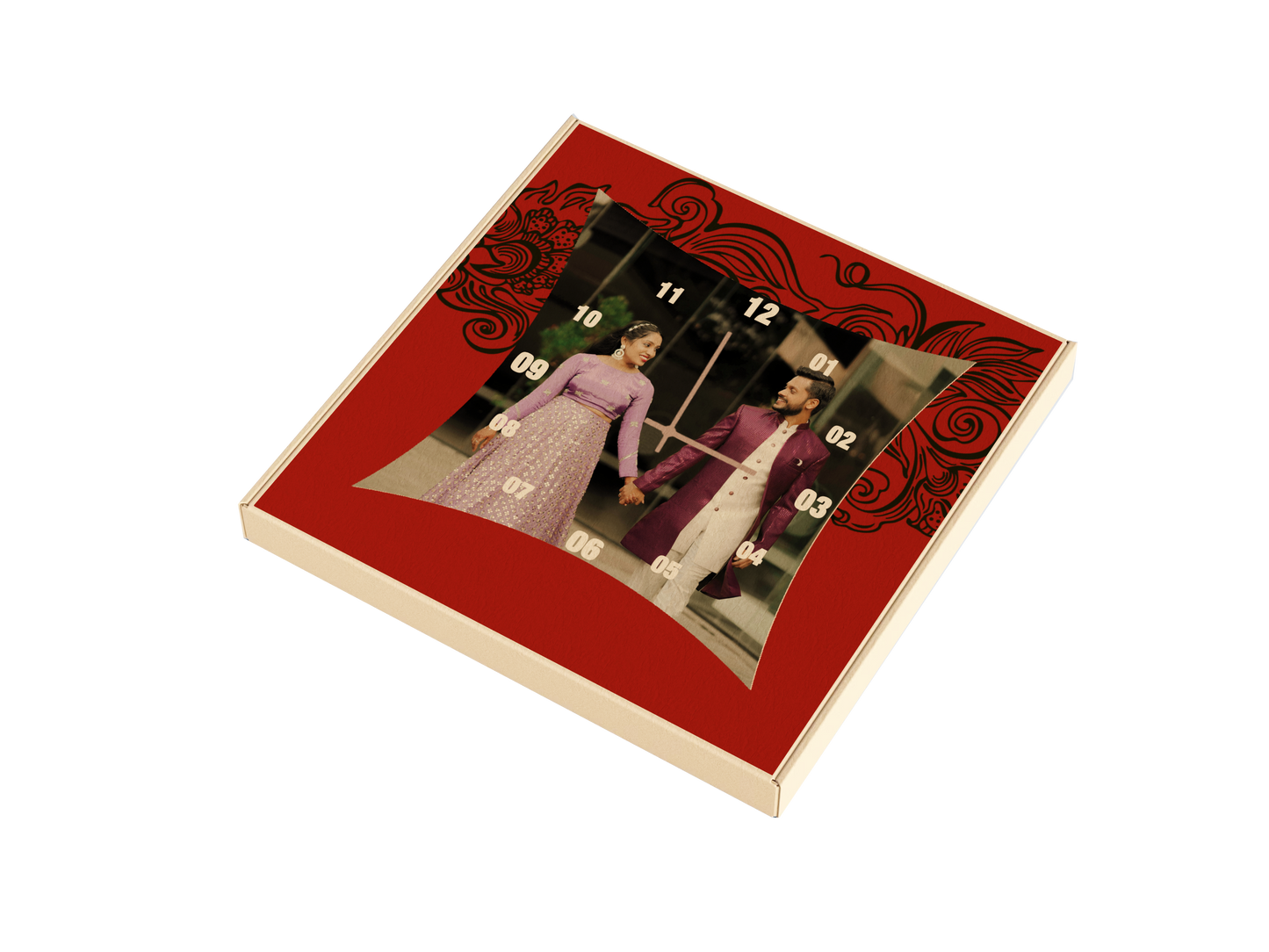 Spectrum Spin - Personalized Acrylic Photo Wall Clock