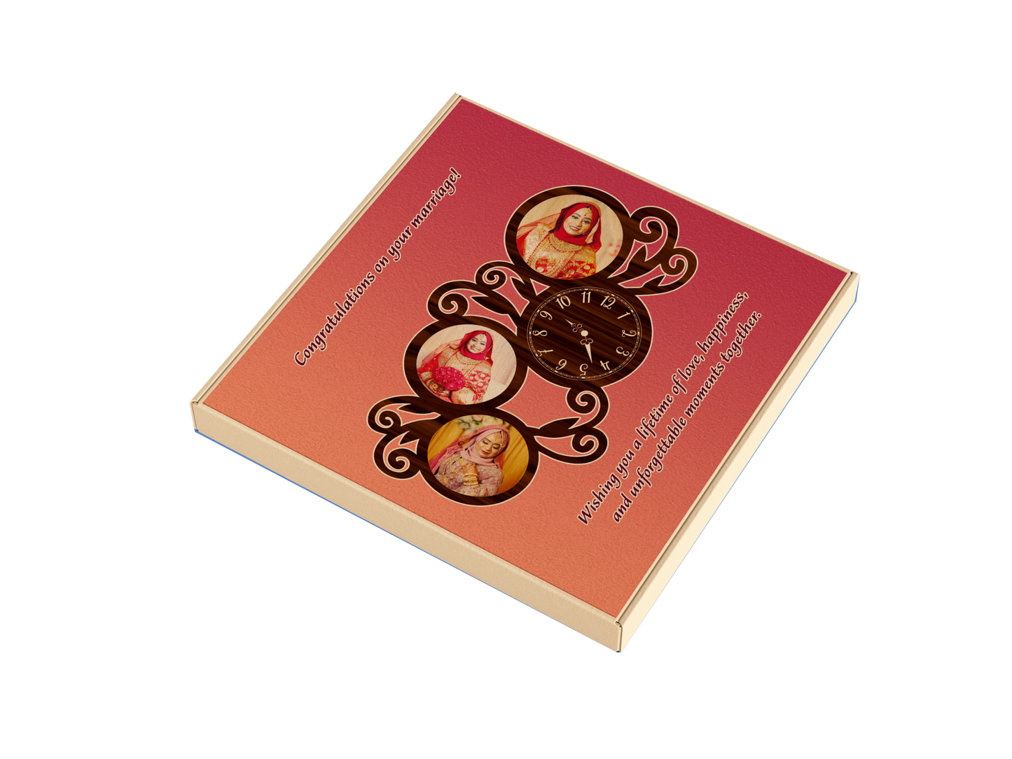 Palette Time - Personalized Acrylic Photo Wall Clock