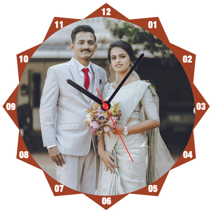 Prism Pop - Personalized Acrylic Photo Wall Clock