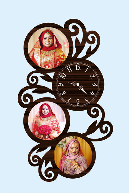 Palette Time - Personalized Acrylic Photo Wall Clock
