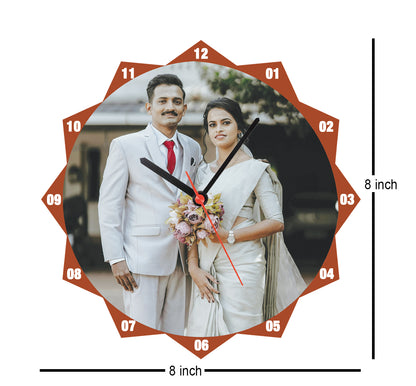 Prism Pop - Personalized Acrylic Photo Wall Clock