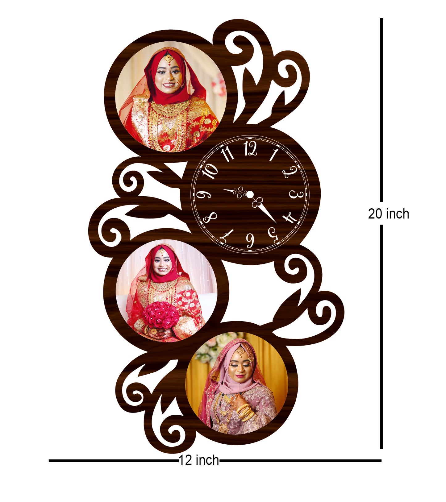 Palette Time - Personalized Acrylic Photo Wall Clock