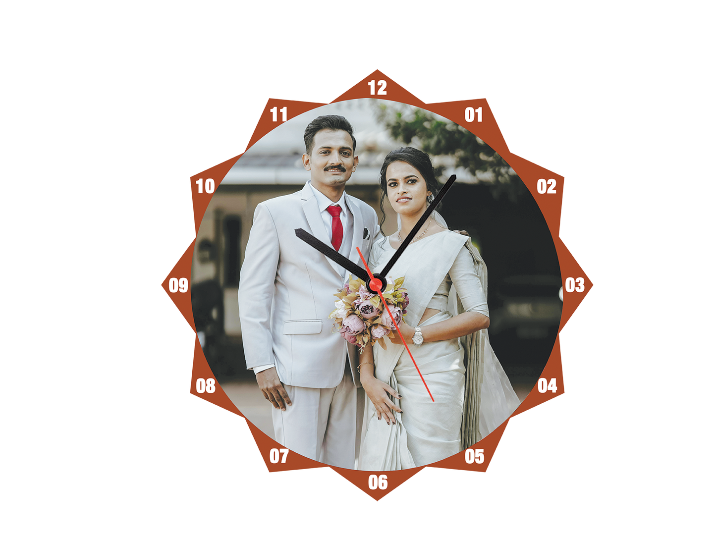 Prism Pop - Personalized Acrylic Photo Wall Clock