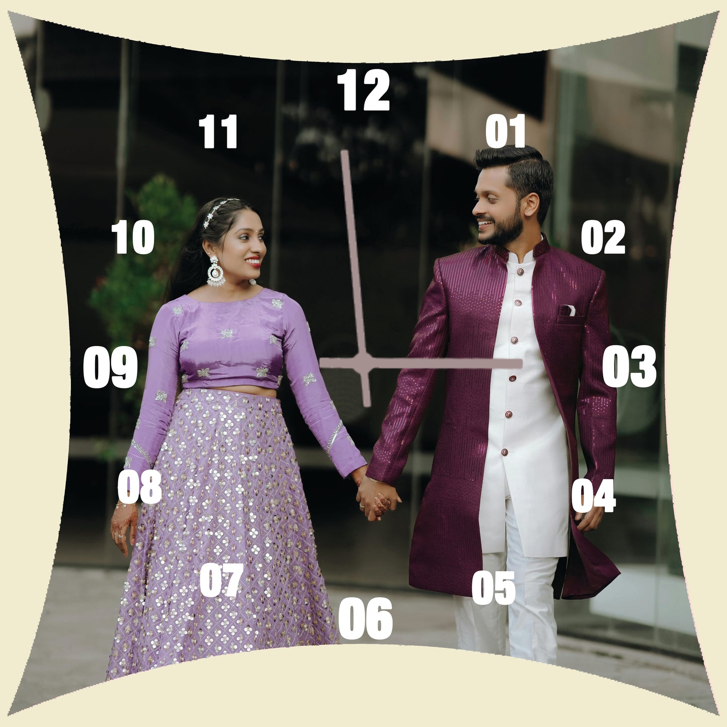 Spectrum Spin - Personalized Acrylic Photo Wall Clock