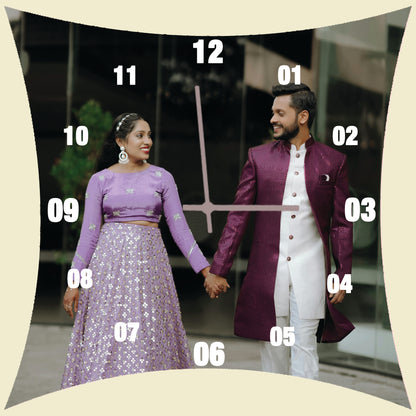 Spectrum Spin - Personalized Acrylic Photo Wall Clock