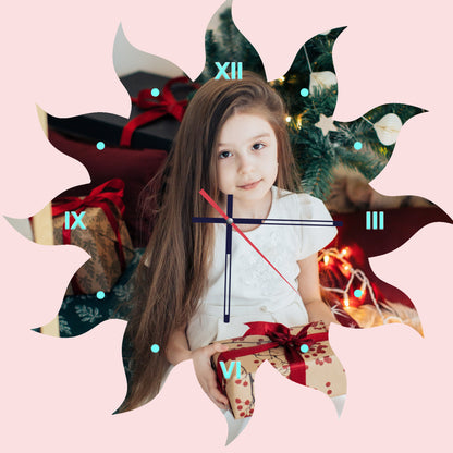 Sun Dew - Personalized Acrylic Photo Wall Clock