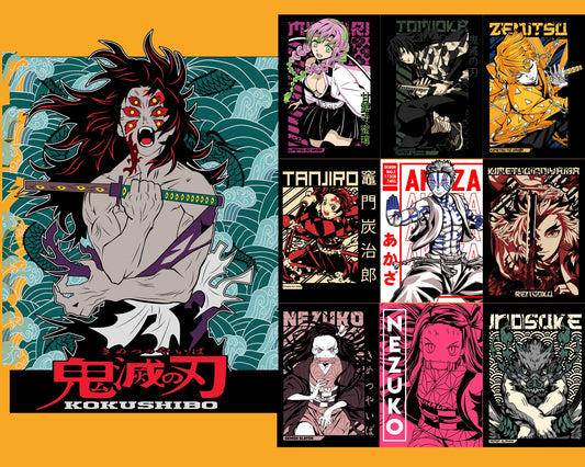 Demon Slayer Anime Posters Collection A4