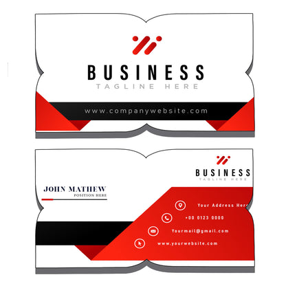 Flower-Shaped Business Cards