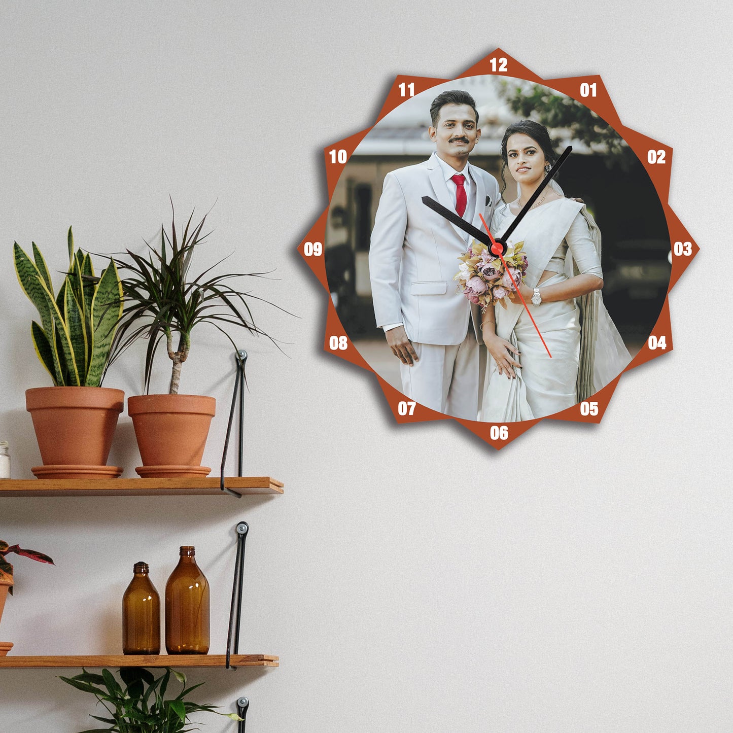 Prism Pop - Personalized Acrylic Photo Wall Clock