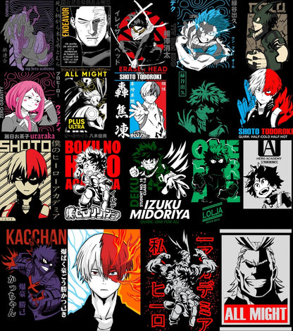 My Hero Academia Anime Posters Collection A5
