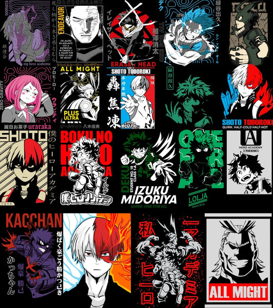My Hero Academia Anime Posters Collection A5