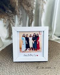 4x4 Photo frame and 9 Polaroids