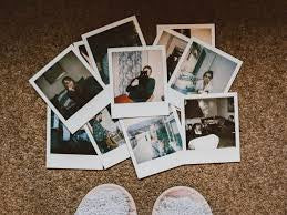 4x4 Photo frame and 9 Polaroids