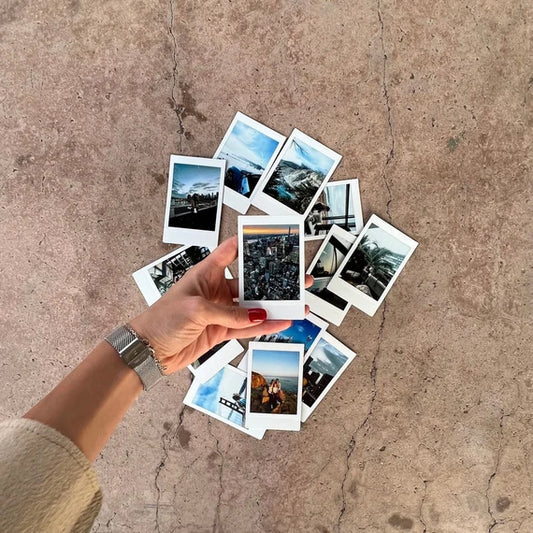 2 Custom Keychains and 9 Polaroids