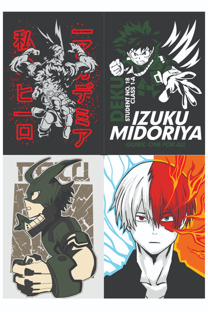 My Hero Academia Anime Posters Collection A5