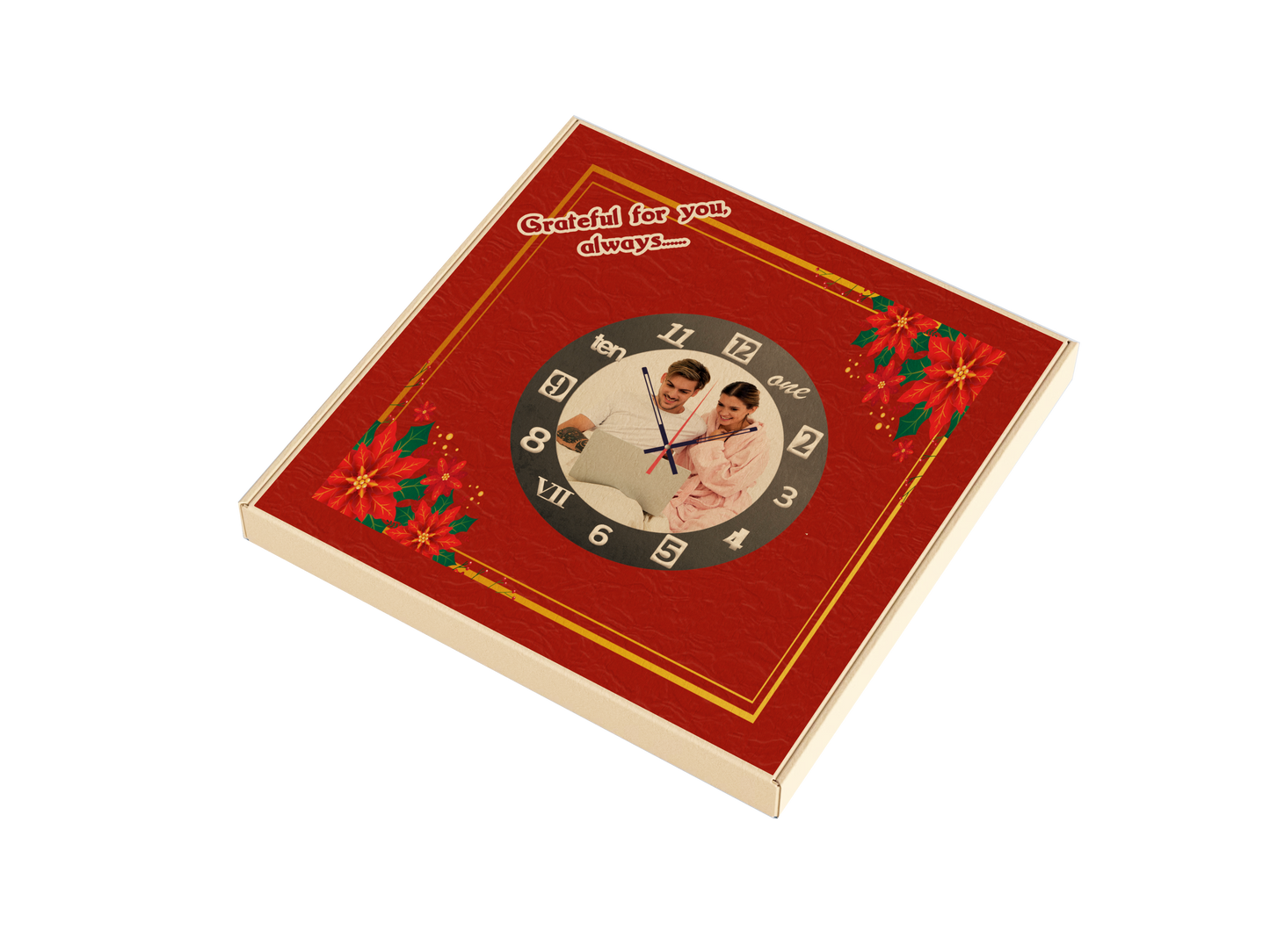 Zest Clock - Personalized Acrylic Photo Wall Clock