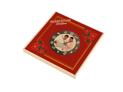 Zest Clock - Personalized Acrylic Photo Wall Clock