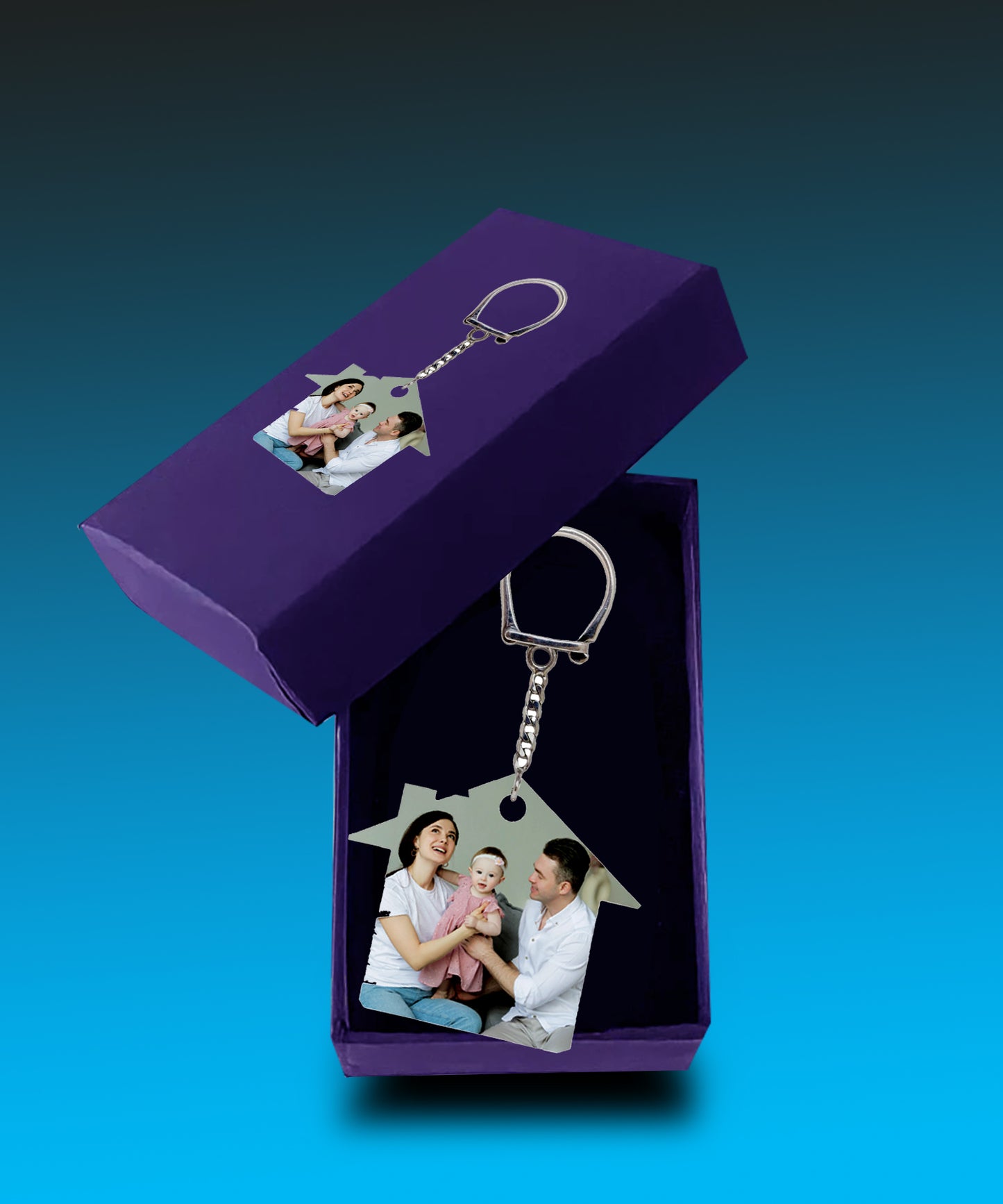 Acrylic Keychain - My Home